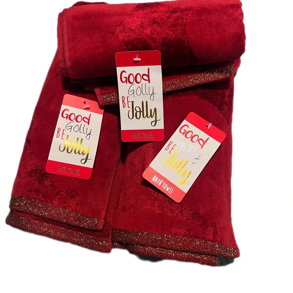 DEKOStyle Christmas Towel Set – Gift-Ready, 3 Pieces